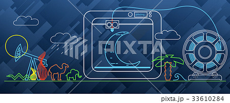 3d printing figures on 3d printer 33610284
