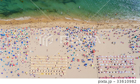 Aerial. Conceptual view from the sky of the beach Aerial. Conceptual view from the sky of the beach 33610982