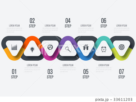 Infographics template 7 options 33611203