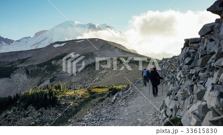 The Hiker Hiking into the Mountain The Hiker Hiking into the Mountain 33615830