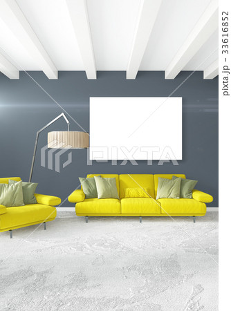 Vertical modern interior bedroom or living room Vertical modern interior bedroom or living room 33616852