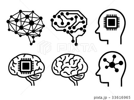 Ai 人工知能 アイコン のイラスト素材 33616965 Pixta