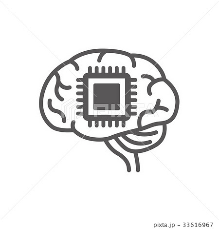 Ai 人工知能 アイコン のイラスト素材