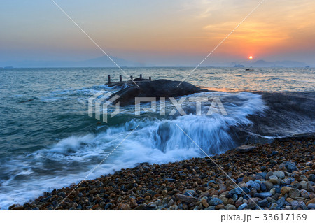 Xiamen Huandao Road Seascape Sunset Xiamen Huandao Road Seascape Sunset 33617169