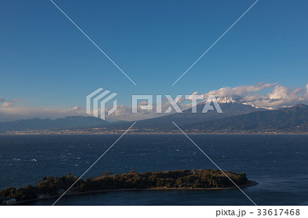 富士山　青空　大瀬埼　 33617468