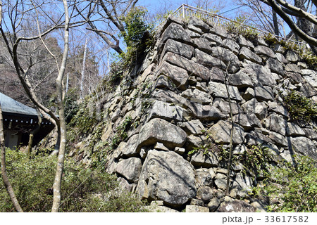 近江八幡城 二の丸石垣 近江八幡城 二の丸石垣 33617582