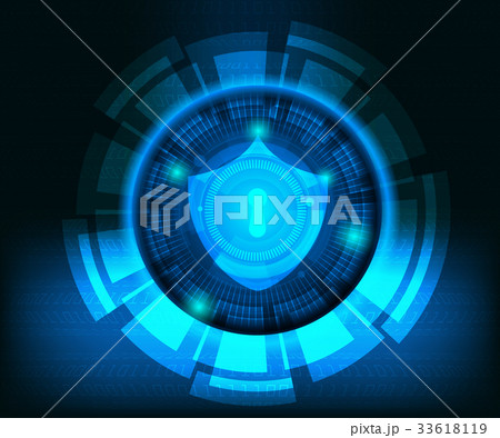 abstract cyber secutiry technology background 33618119