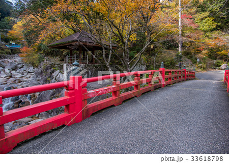 秋の湯の山温泉　大石公園 33618798