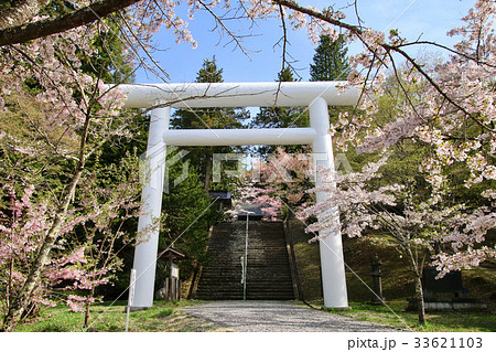 春の土津神社（猪苗代町） 33621103