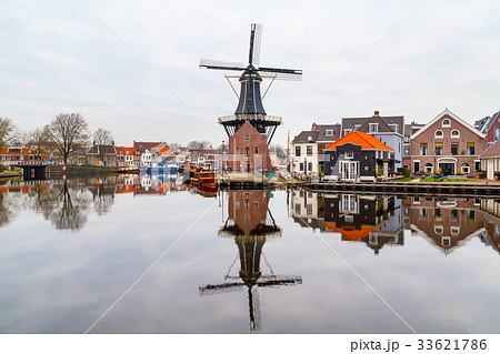 landscape with the windmill, Haarlem, Holland 33621786