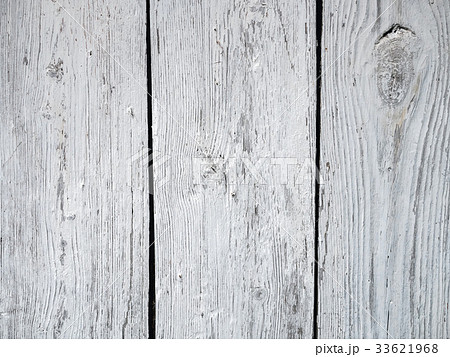 Old grunge white wood texture for background. 33621968