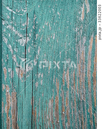 Old grunge green wood texture for background. 33622003