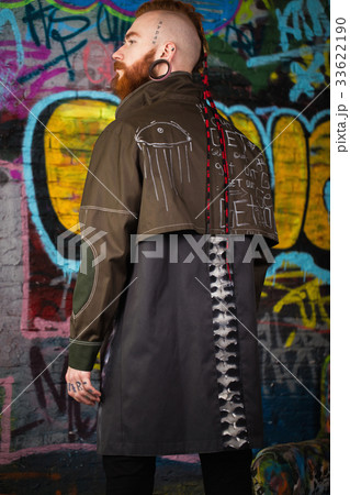 A creative, unusual red-haired man in designer A creative, unusual red-haired man in designer 33622190