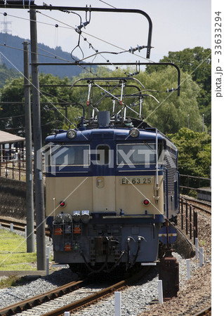 碓氷峠　横軽　EF63電気機関車茶色　ロクサン 碓氷峠 EF63 EF62 横川 軽井沢 信越本線 画像 写真