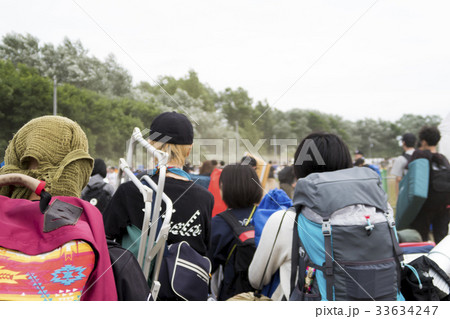 ロックフェスティバルの風景 33634247