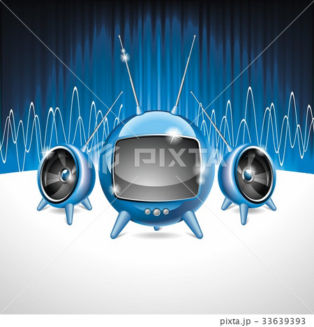 Illustration on a media and movie theme 33639393