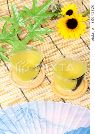 緑茶　夏イメージ 33641826