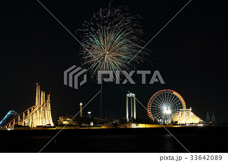 長島温泉の花火 33642089