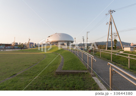 石巻市・石ノ森萬画館（夕方） 33644380