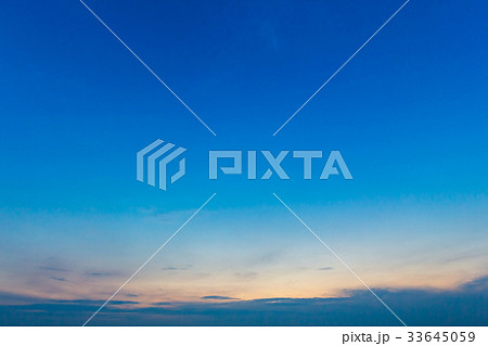 blue sky background with evening sunset. 33645059