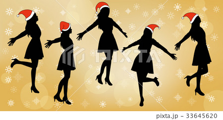 silhouette of woman 33645620