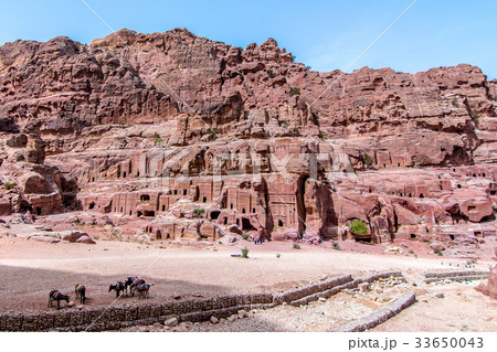 The Street of Facades in the ancient sity of Petra 33650043