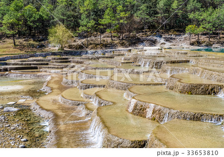 Beautiful Blue Moon Valley Lijiang China. Beautiful Blue Moon Valley Lijiang China. 33653810