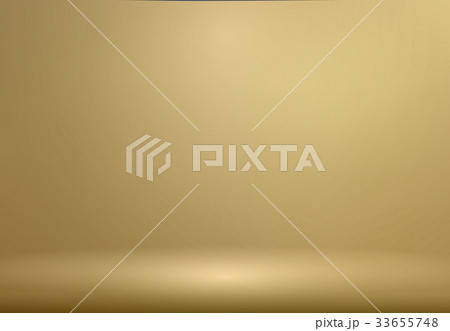 Luxury Gold Studio room background with Spotlights 33655748