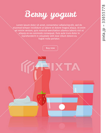 Berry Yogurt, Dairy Products from Milk 33655778