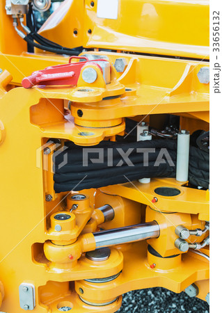 pipes and the hydraulic system  33656132