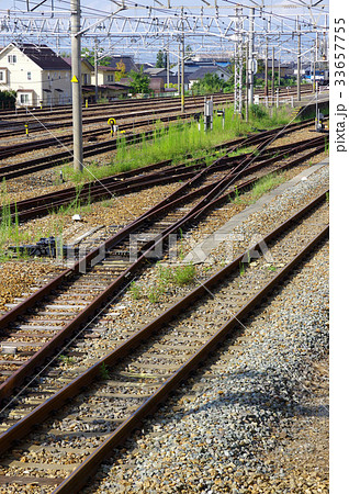 線路 鉄道イメージ 線路 鉄道イメージ 33657755