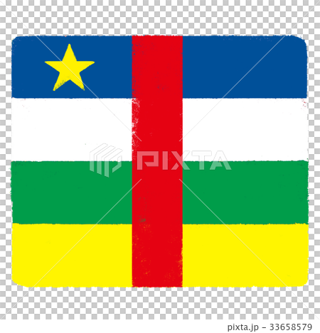 国旗　中央アフリカ共和国 33658579