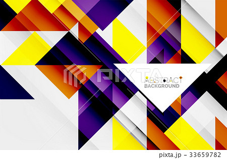 Triangle pattern design background 33659782