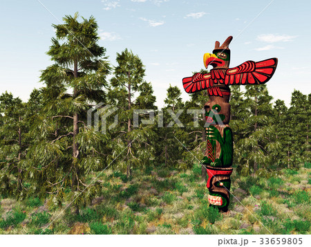 Totem Pole Totem Pole 33659805
