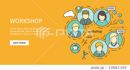 Business Workshop Banner. Business Workshop Banner. 33661165