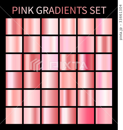 Pink rose gradients 33661304