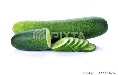 fresh cucumbers isolated on white fresh cucumbers isolated on white 33661873