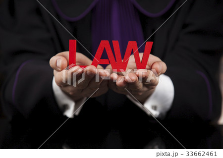 Law concept, Male judge in a courtroom striking Law concept, Male judge in a courtroom striking 33662461