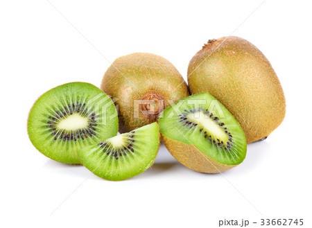 kiwi fruit isolated on white background kiwi fruit isolated on white background 33662745
