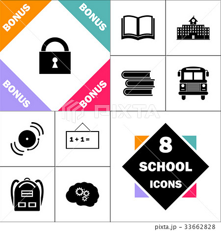 Padlock computer symbol 33662828