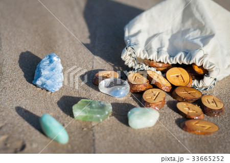 runes on sand 33665252