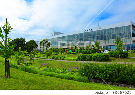 旭川駅とあさひかわ北彩都ガーデン アウネの広場 旭川駅とあさひかわ北彩都ガーデン アウネの広場 33667029