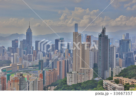 Tai Hang view of hong kong Business area 33667357