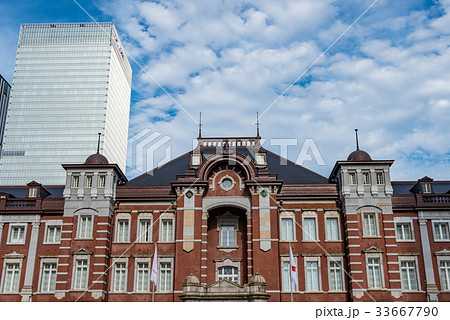 東京駅正面の写真素材