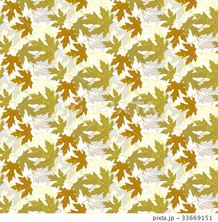 Maple leaf autumn patterns seamless Maple leaf autumn patterns seamless 33669151