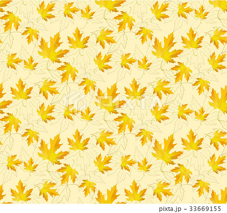 Maple leaf autumn patterns seamless Maple leaf autumn patterns seamless 33669155