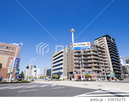 名古屋市昭和区 都市風景 御器所通 交差点 名古屋市昭和区 都市風景 御器所通 交差点 33670275