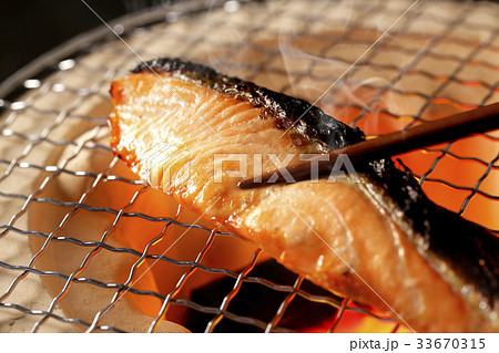 焼き鮭 33670315
