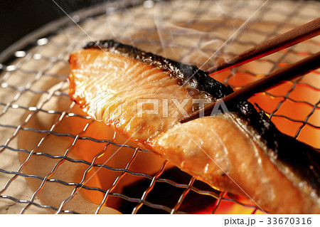 焼き鮭 33670316
