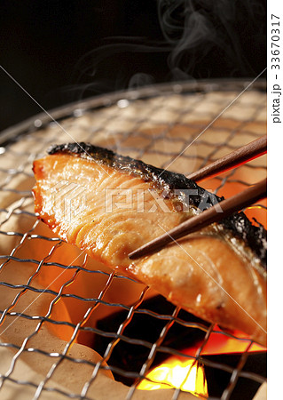 焼き鮭 33670317